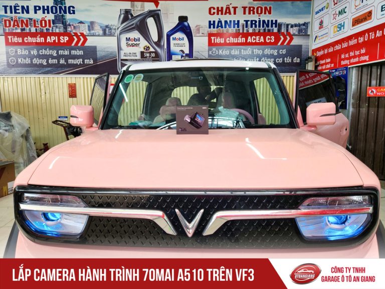 Camera Hành Trình 70mai A510 Nâng Cấp: “Mắt Thần” Mới Dành Cho VF3 Tại Garage Ô Tô An Giang!