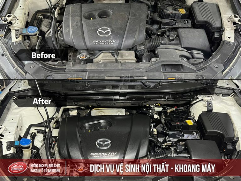 Garage Ô Tô An Giang – Chuẩn 5 SAO: TẨY BAY MỌI VẾT BẨN, NÂNG TẦM ĐẲNG CẤP VỆ SINH NỘI THẤT, KHOANG MÁY Ô TÔ TẠI AN GIANG