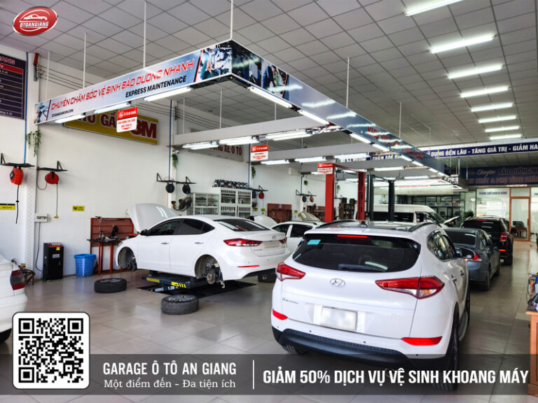 VỆ SINH NỘI THẤT Ô TÔ BẰNG HƠI NƯỚC NÓNG AN GIANG – TẠI GARAGE Ô TÔ AN GIANG